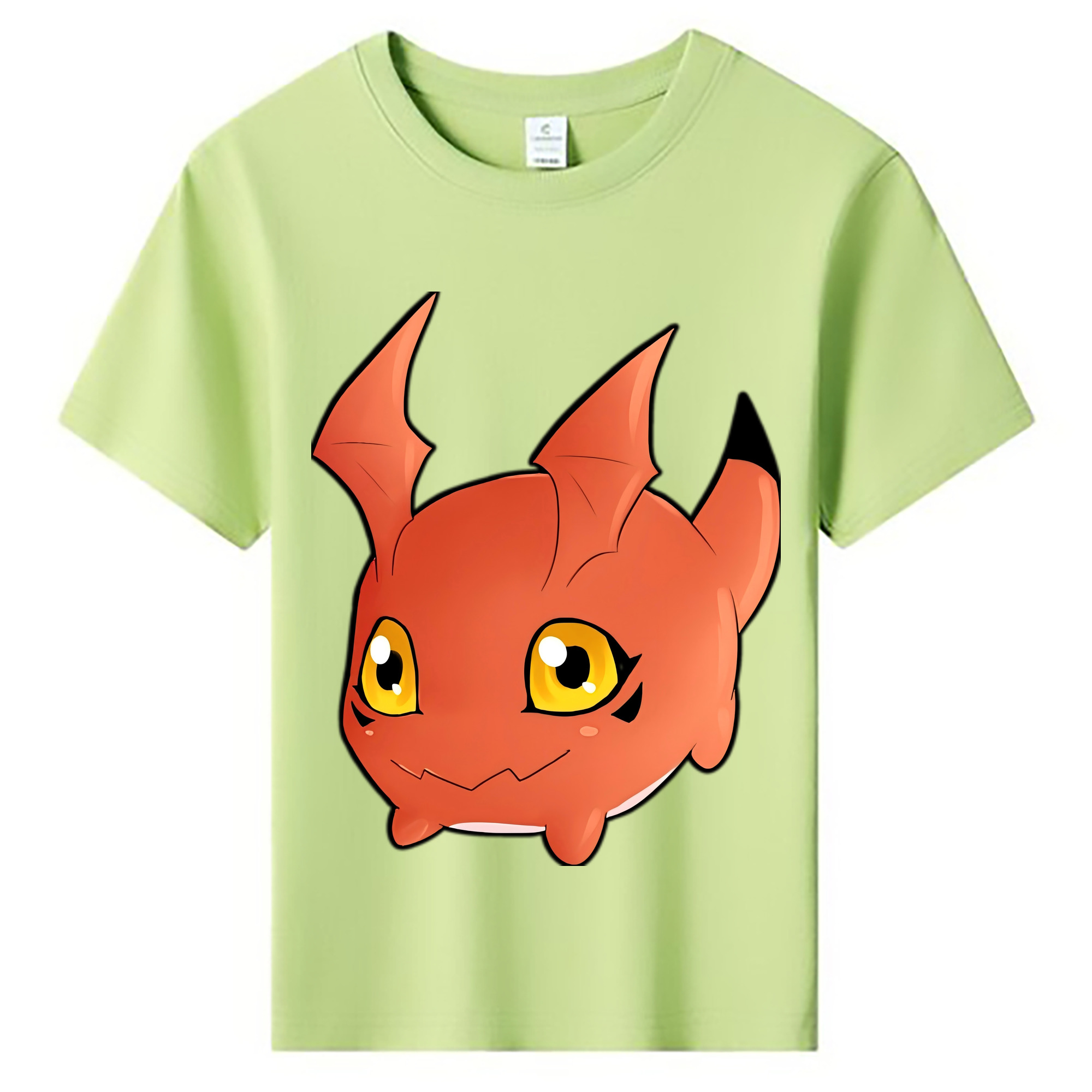 （画像用） Digimon デジタルモンスター/デジモン 綿100％キッズTシャツ（フロントプリント）